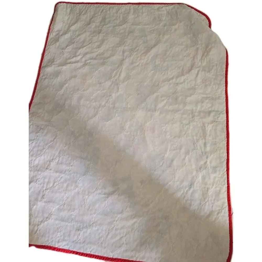 Vintage Dundee Micky Mouse ABC Alphabet Quilted Baby Bedding‎ Blanket 39